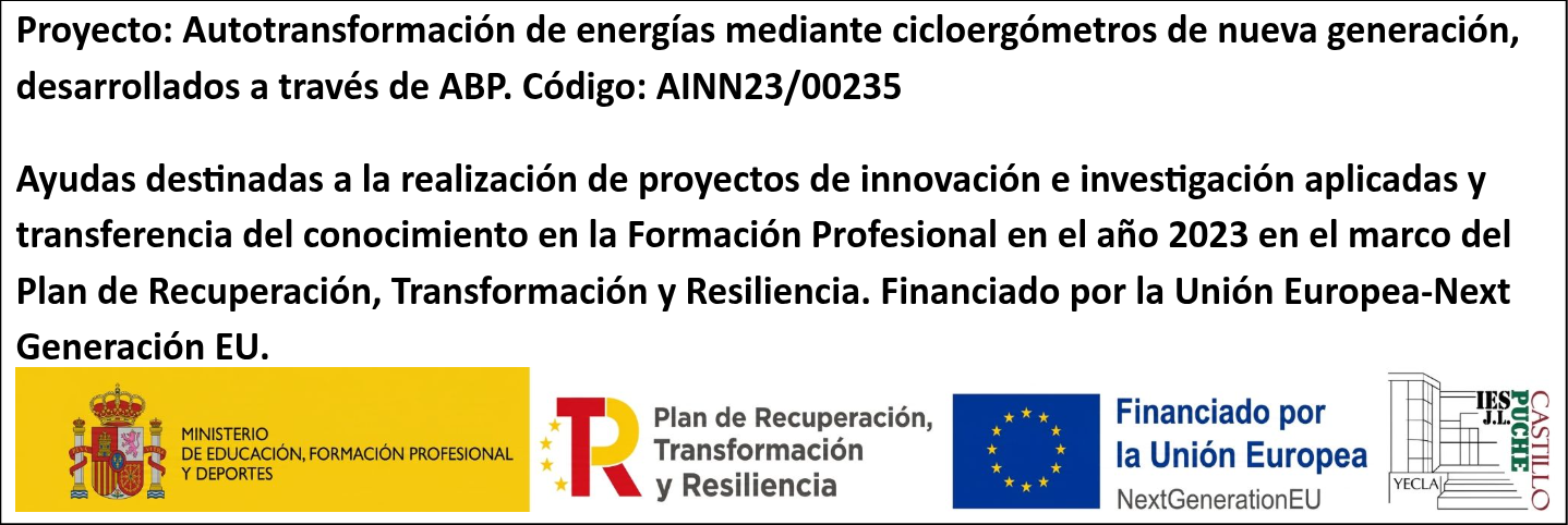Proyecto autotransformación de energías mediante cicloergómetros